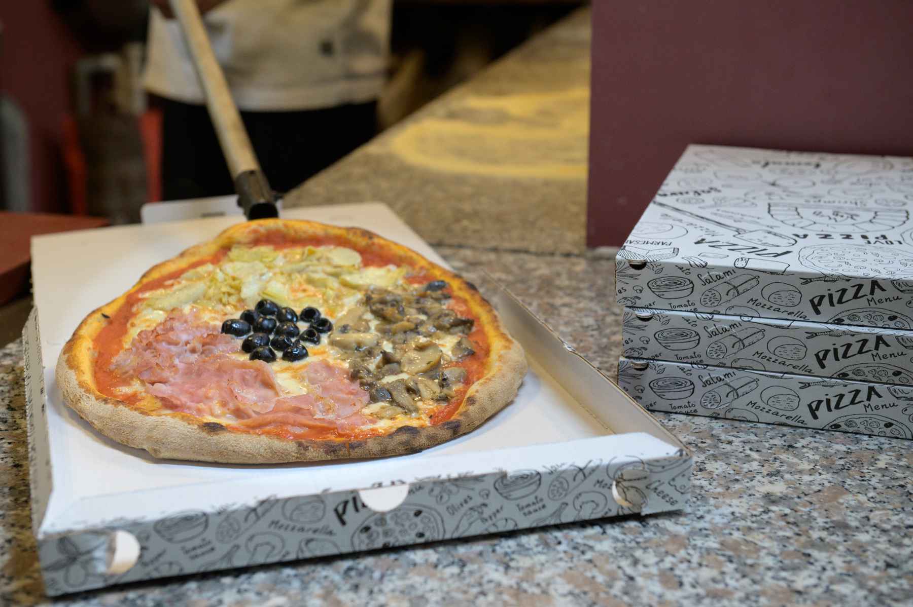 Pizza d'asporto 